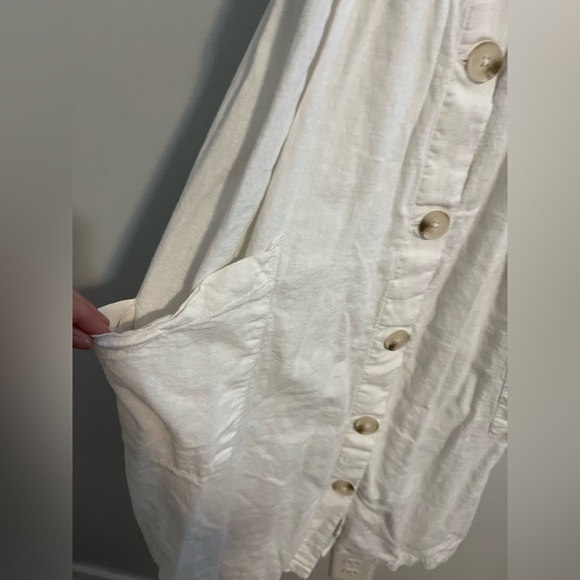 ALTAR’D STATE Midi White Sleeveless Dress - Picture 2 of 6